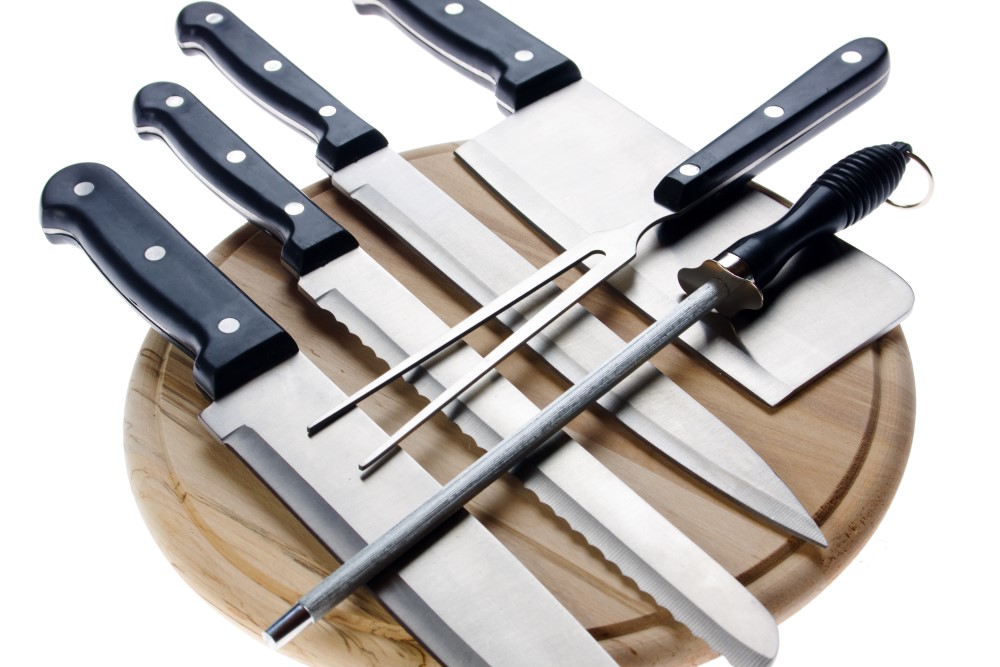 Forskellige køkkenknive